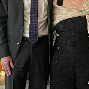 Elegant Black Jumpsuit with Cut-outs at waist.